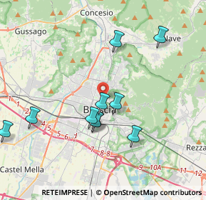 Mappa Via Luigi Apollonio, 25128 Brescia BS, Italia (4.25909)