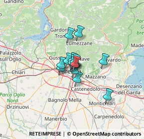 Mappa Via Luigi Apollonio, 25128 Brescia BS, Italia (6.22714)