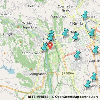 Mappa Via San Clemente, 13897 Occhieppo Inferiore BI, Italia (2.58818)