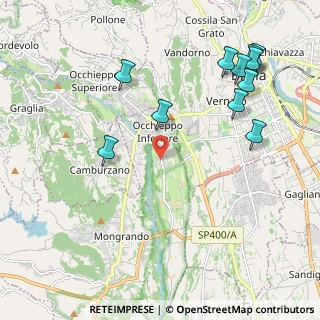 Mappa Via San Clemente, 13897 Occhieppo Inferiore BI, Italia (2.46091)