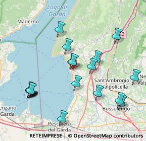Mappa 37011 Bardolino VR, Italia (8.6285)