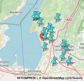 Mappa 37011 Bardolino VR, Italia (6.54375)