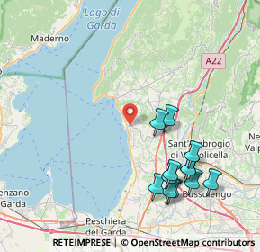 Mappa 37011 Bardolino VR, Italia (8.83083)