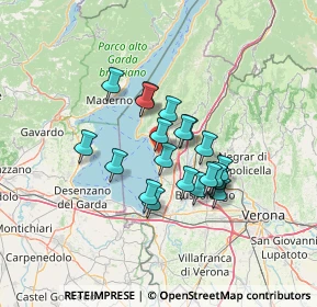 Mappa 37011 Bardolino VR, Italia (9.9465)