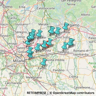 Mappa Centro Commerciale La Corte Lombarda, 20060 Bellinzago Lombardo MI, Italia (11.4645)