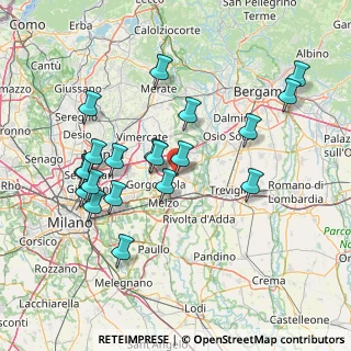 Mappa Centro Commerciale LA CORTE, 20060 Bellinzago Lombardo MI, Italia (15.246)