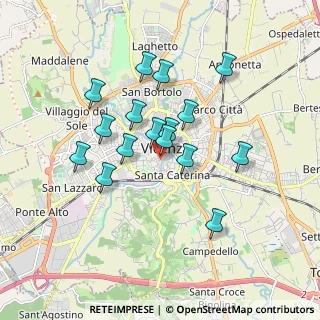 Mappa Contrà Pescherie Vecchie, 36100 Vicenza VI, Italia (1.48938)