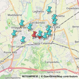 Mappa Via Antonio Pigafetta, 36100 Vicenza VI, Italia (1.62417)