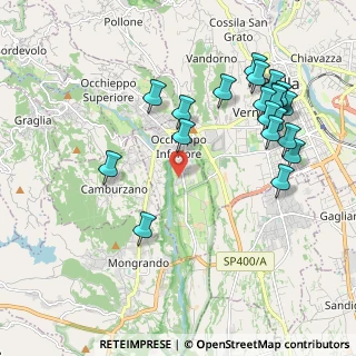 Mappa Strada del Molino, 13897 Occhieppo Inferiore BI, Italia (2.2415)