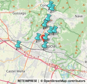 Mappa Via Bernardino Faino, 25126 Brescia BS, Italia (2.75455)