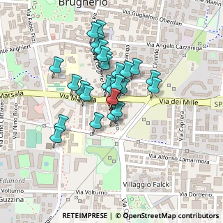 Mappa Via Quarto, 20047 Brugherio MB, Italia (0.17857)
