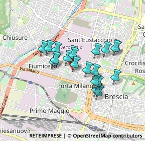Mappa Via Cesare Arici, 25126 Brescia BS, Italia (0.6805)