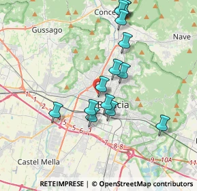 Mappa Via Cesare Arici, 25126 Brescia BS, Italia (3.69867)