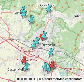 Mappa Via Cesare Arici, 25126 Brescia BS, Italia (4.485)
