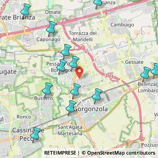 Mappa Via John Fitzgerald Kennedy, 20060 Pessano Con Bornago MI, Italia (2.52769)