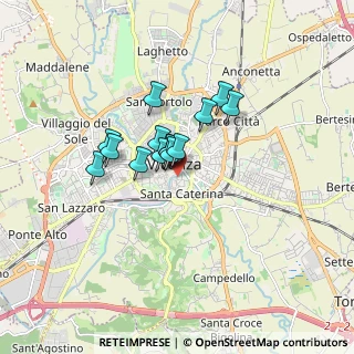 Mappa Stradella S. Nicola, 36100 Vicenza VI, Italia (1.09643)