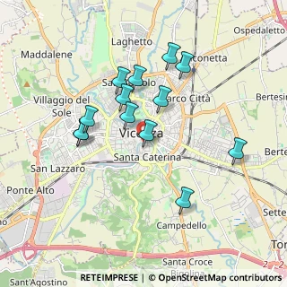 Mappa Stradella S. Nicola, 36100 Vicenza VI, Italia (1.65231)