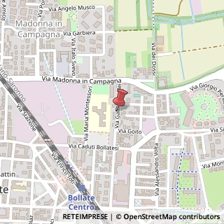 Mappa Via Luigi Marzotto, 3, 20021 Bollate, Milano (Lombardia)