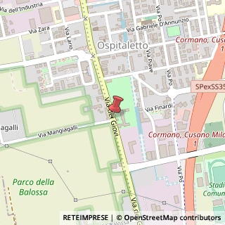 Mappa Via dei Giovi, 141, 20032 Cormano MI, Italia, 20032 Cormano, Milano (Lombardia)