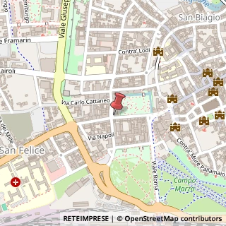 Mappa Piazzale Giuseppe Giusti, 23, 36100 Arcugnano, Vicenza (Veneto)