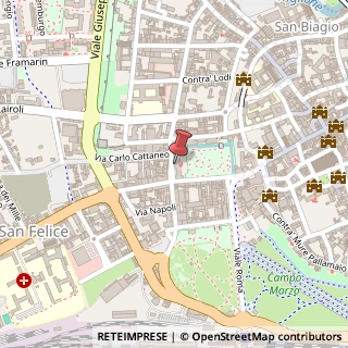 Mappa Piazzale Giuseppe Giusti, 22, 36100 Vicenza, Vicenza (Veneto)