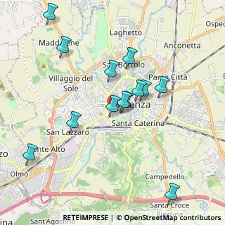 Mappa Piazzale Giuseppe Giusti, 36100 Vicenza VI, Italia (1.88462)