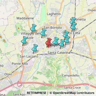 Mappa Piazzale Giusti, 36100 Vicenza VI, Italia (1.54091)