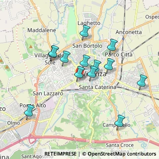 Mappa Piazzale Giusti, 36100 Vicenza VI, Italia (1.75231)