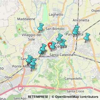 Mappa Piazzale Giusti, 36100 Vicenza VI, Italia (1.685)