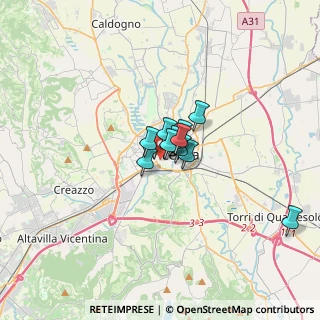 Mappa Piazzale Giusti, 36100 Vicenza VI, Italia (2.2775)