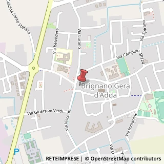 Mappa Via Alessandro Manzoni, 31, 24053 Brignano Gera d'Adda, Bergamo (Lombardia)