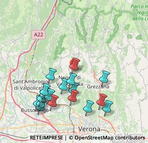 Mappa Via Dosso, 37024 Negrar di Valpolicella VR, Italia (8.24167)
