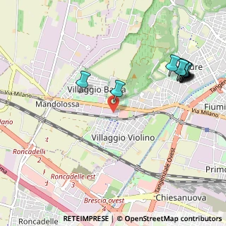 Mappa Via Val del Caffaro, 25132 Brescia BS, Italia (1.22333)