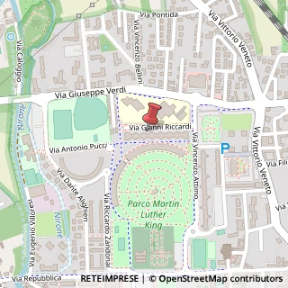 Mappa Via Gianni Riccardi, 9, 20021 Bollate, Milano (Lombardia)