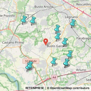 Mappa Via Achille Grandi, 20020 Arconate MI, Italia (4.72083)