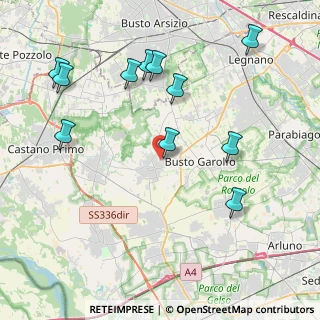 Mappa Via Achille Grandi, 20020 Arconate MI, Italia (4.55818)