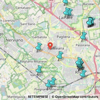Mappa Via Pace, 20020 Lainate MI, Italia (3.087)