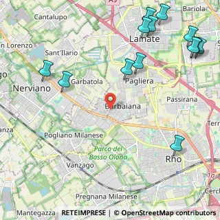 Mappa Via Pace, 20020 Lainate MI, Italia (3.03692)