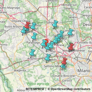 Mappa Via Pace, 20020 Lainate MI, Italia (6.72895)
