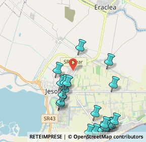 Mappa Via Evangelista Torricelli, 30016 Jesolo VE, Italia (2.506)