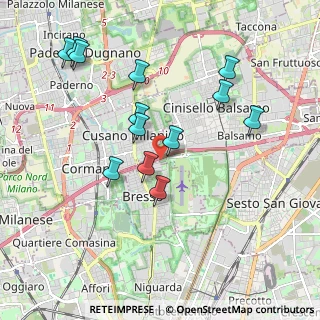 Mappa Via Carolina Romani, 20091 Cinisello Balsamo MI, Italia (1.91923)
