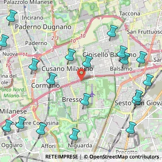 Mappa Via Carolina Romani, 20091 Cinisello Balsamo MI, Italia (3.01316)