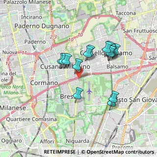 Mappa Via Carolina Romani, 20091 Cinisello Balsamo MI, Italia (1.58125)