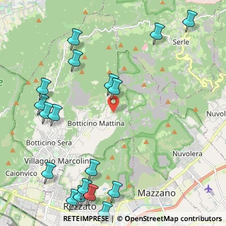 Mappa Via Sampì, 25082 Botticino BS, Italia (3.149)