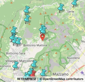 Mappa Via Sampì, 25082 Botticino BS, Italia (3.149)