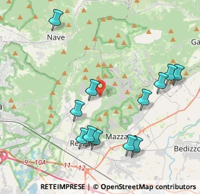 Mappa Via Sampì, 25082 Botticino BS, Italia (4.315)