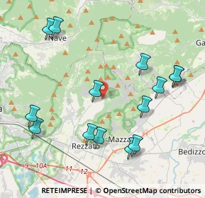 Mappa Via Sampì, 25082 Botticino BS, Italia (4.56571)