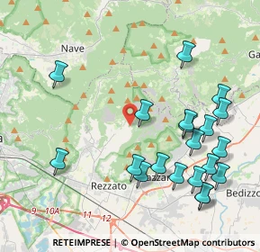 Mappa Via Sampì, 25082 Botticino BS, Italia (4.632)