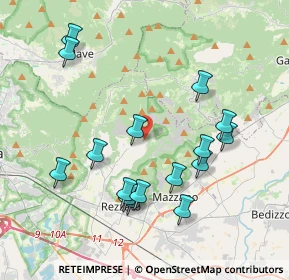 Mappa Via Sampì, 25082 Botticino BS, Italia (4.00625)