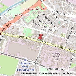 Mappa Via Milano, 55, 25126 Brescia, Brescia (Lombardia)